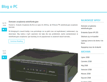Tablet Screenshot of pcblog.pl